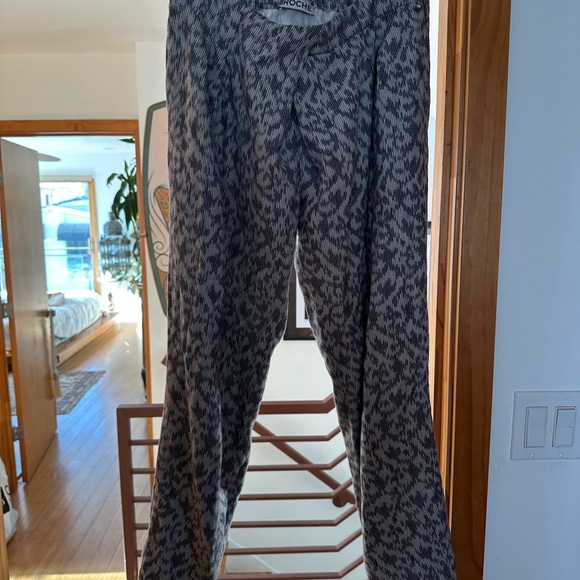 Patterned indigo and white pants St Roche Medium - Picture 1 of 5